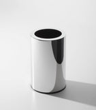 Decor Walther stainless steel round bathroom bin - British product