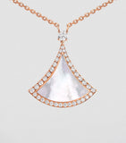 Bvlgari Divas' Dream rose gold and diamond necklace, imported from the UK