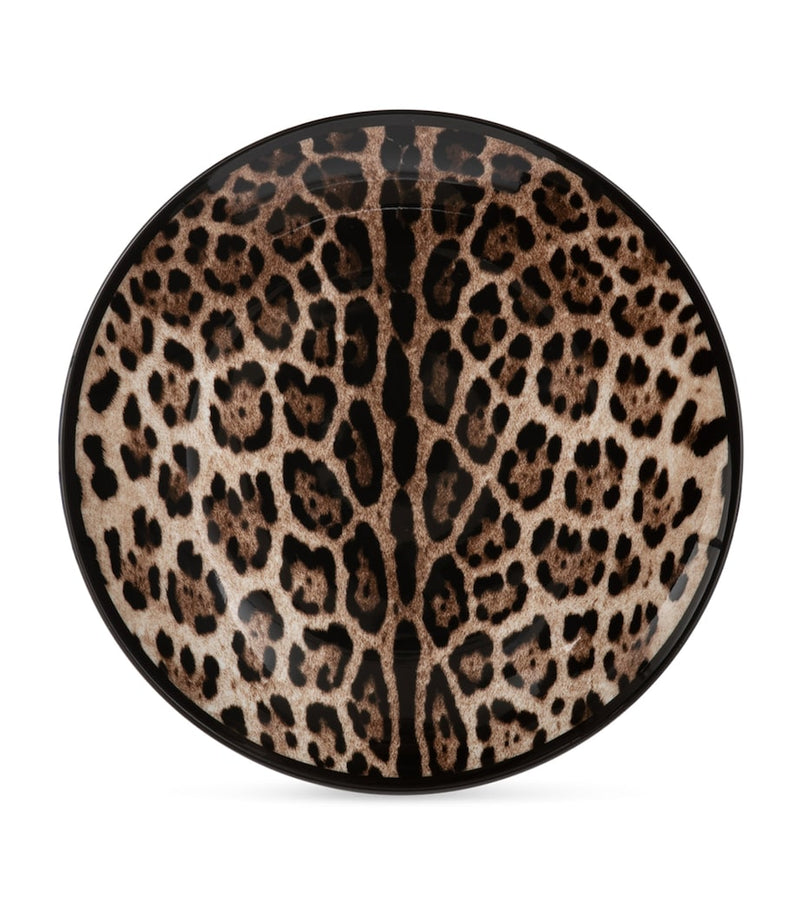 Dolce&Gabbana leopard print dinner plates 26cm, UK version