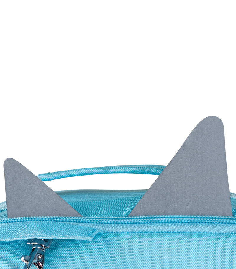Tonies backpack holding Toniebox and 14 Tonies (British brand)
