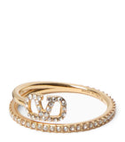 Valentino Garavani crystal VLogo ring, UK version