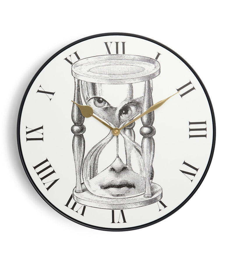 Fornasetti Tema e Variazioni wall clock 36.5cm, UK version