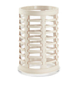 Harrods Riviere Woven Leather Barcelona Hurricane Lantern 38cm- Buy online at McGrocer