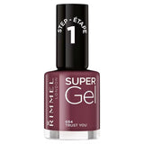 Superdrug Rimmel Super Gel Nail Polish Purple Splash Gel Varnish- Buy online at McGrocer