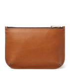 Aspinal of London large leather Ella pouch, imported from the UK