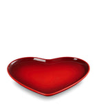 Le Creuset stoneware heart serving plate 32cm, UK version