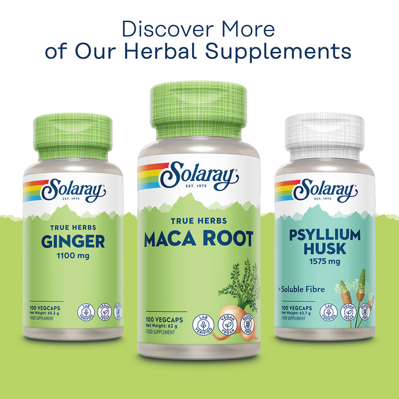 Solaray maca root supplement 100 capsules - British product