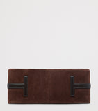 TOM FORD Eclipse shoulder bag in large suede (British brand)
