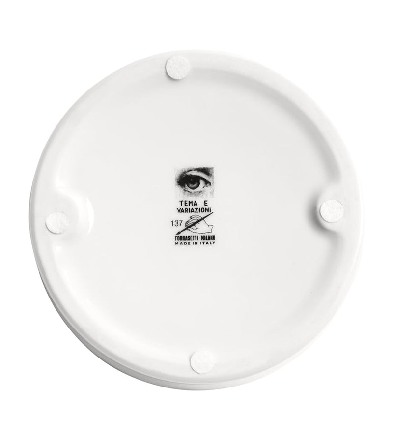 Fornasetti Tema e Variazioni ashtray No. 137 16cm, UK version