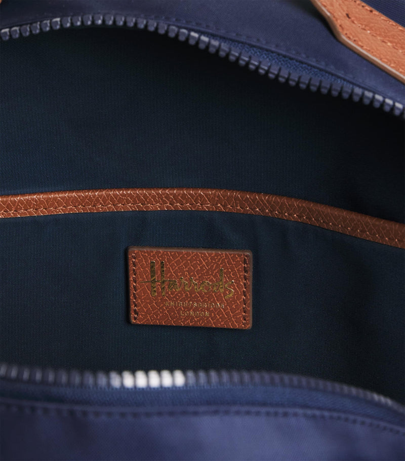 Harrods Nylon Backpack with leather trims, UK version