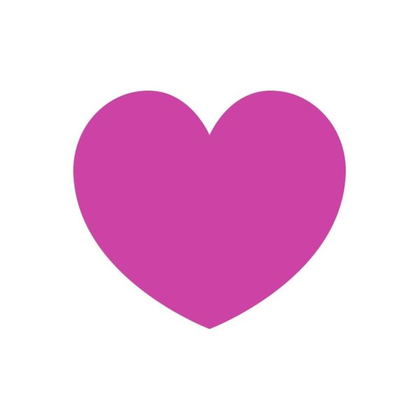 Profusion Cosmetics face stamp pink heart, imported from the UK