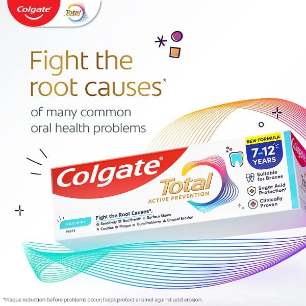 Colgate Total Kids mint toothpaste 50ml - British product
