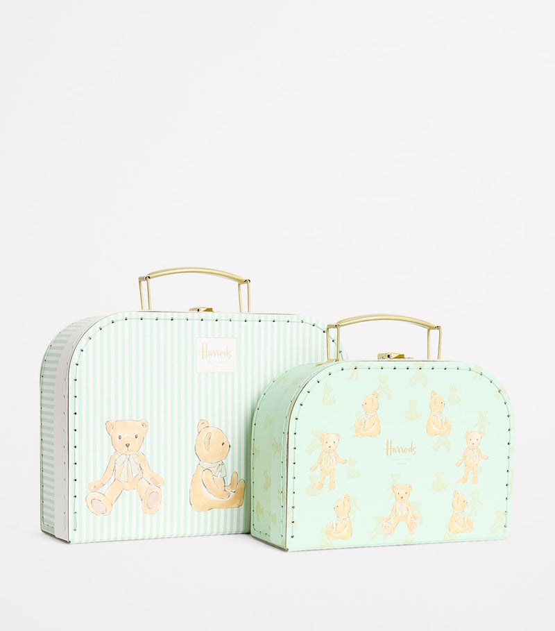 Harrods set of two carry cases with clasp fastenings, UK version