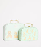 Harrods set of two carry cases with clasp fastenings, UK version
