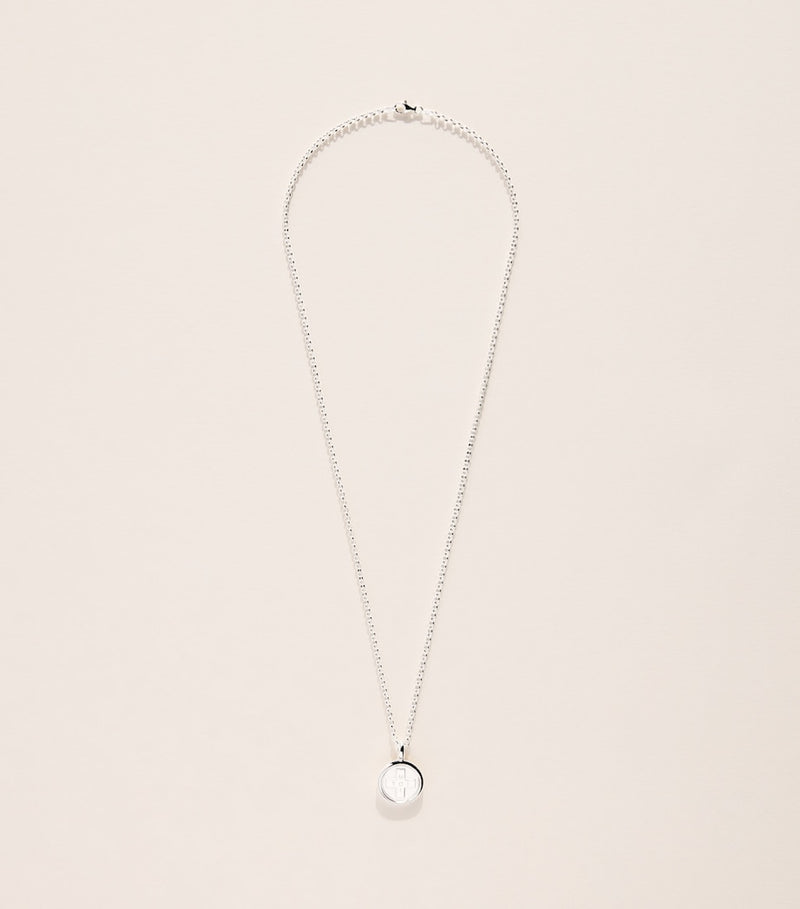 Tilly Sveaas sterling silver Moi+Toi necklace, UK version