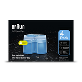 Holland & Barrett Braun 3in1 Shaver Care SmartCare Center Refill Cartridges, Hygienic Cleaning, 4 Pack- Buy online at McGrocer