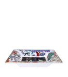 Gien large square candy tray with intricate patterning - British product