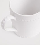 Harrods Brompton stoneware mug with embossed beads, UK version