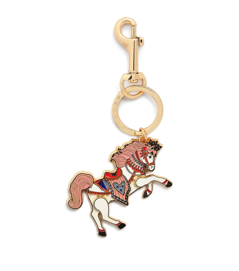 Harrods carousel pony keyring 11cm - British product