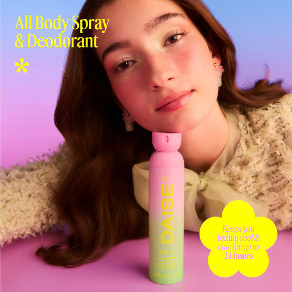 Daise Hello Body Spray 120ml Raspberry Mint - British product