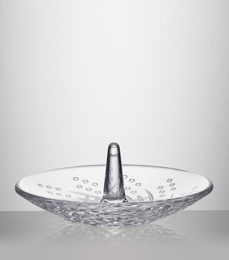 Waterford crystal ring holder Celebrations with karo cuts - British product