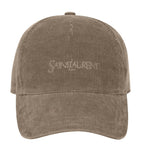 Saint Laurent corduroy baseball cap - British product