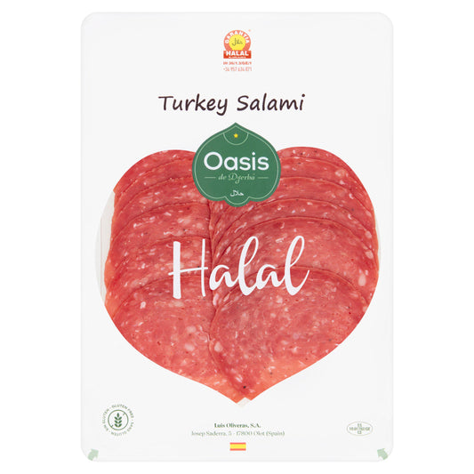 L'Oasis de Djerba Halal Turkey Salami 80g