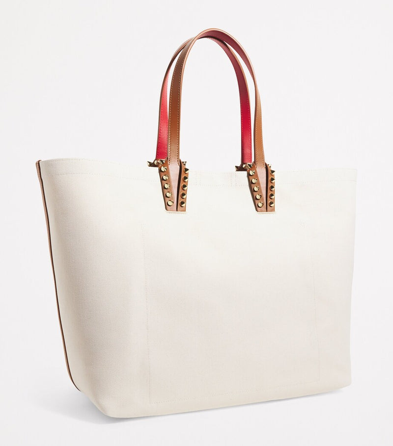 Christian Louboutin large canvas beach bag with graphic print - British product