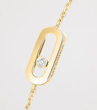 Messika children's bracelet yellow gold diamond 0.04ct, UK version