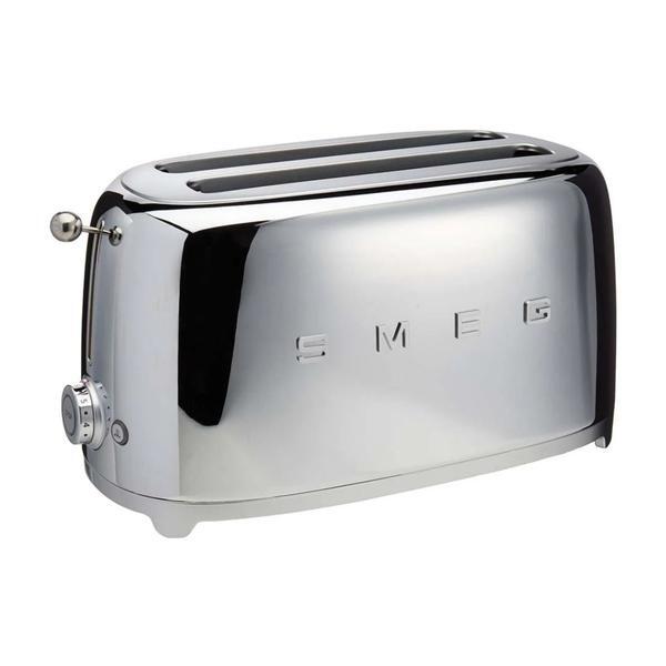 Smeg TSF02 toaster and KLF04 kettle silver, imported from the UK