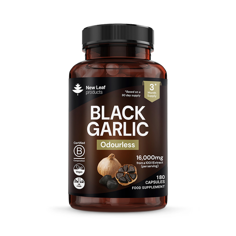 Black Garlic Capsules 180s supplement - British product
