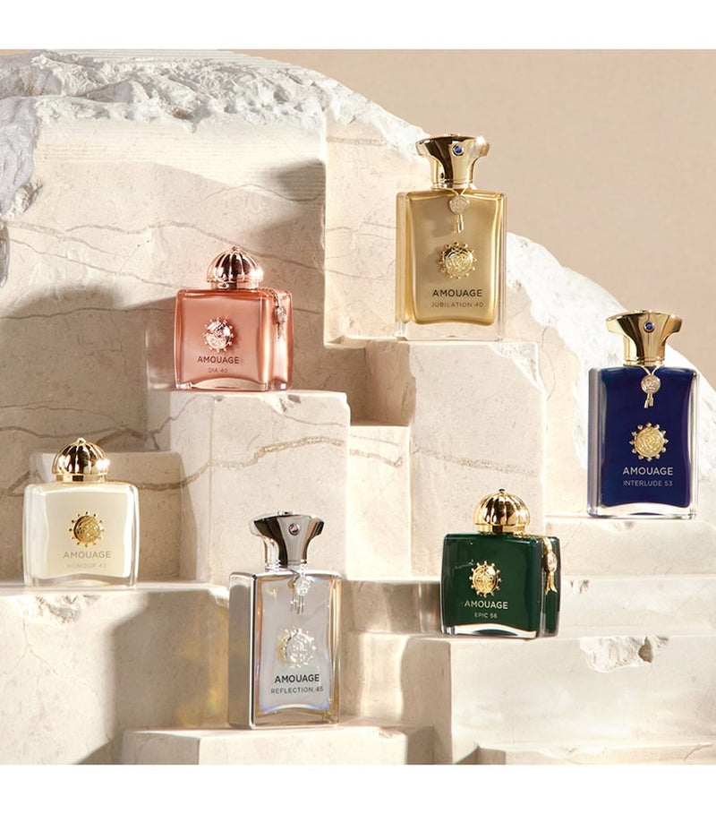 Amouage men's exceptional extraits sample set 4x2ml (British brand)