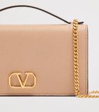 Valentino Garavani VLogo Signature wallet with chain strap (British brand)