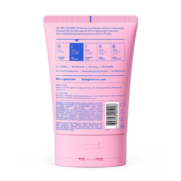 being Big Volume Thickening Conditioner 354mL - British product