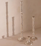 Soho Home silver-plated Stiden candlestick 27cm (British brand)