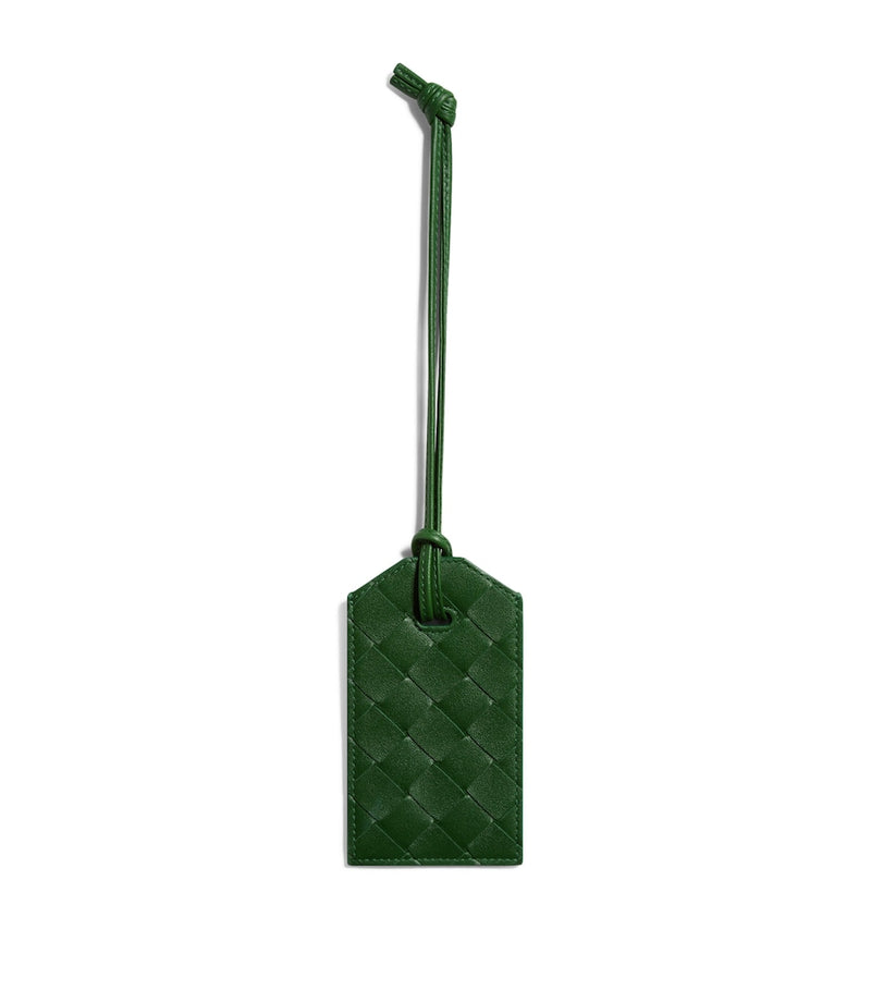 Bottega Veneta leather Intrecciato luggage tag 11.5cm - British product