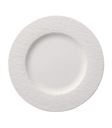 Harrods Villeroy & Boch Manufacture Rock Blanc Porcelain Flat Plate 27cm- Buy online at McGrocer