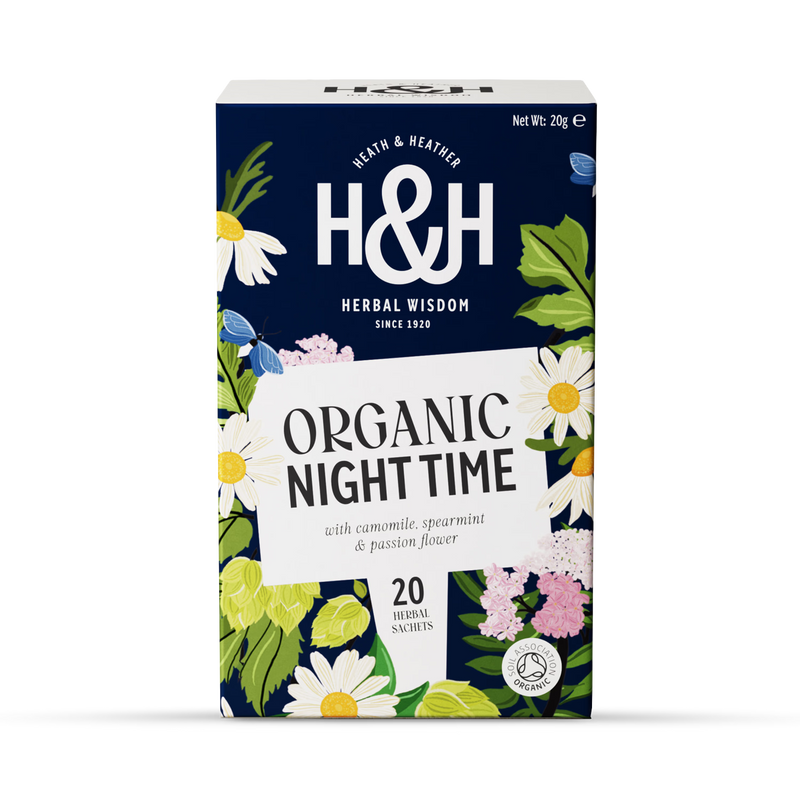 Heath Heather Organic Night Time 20 Tea Bags