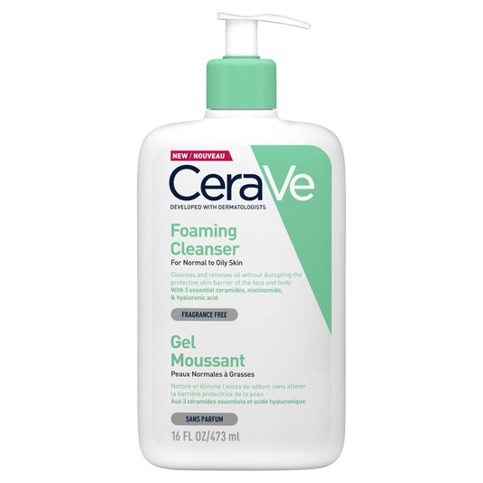 CeraVe Facial Foaming Cleanser 473ml face & body skincare Sainsburys   