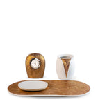 Lladró Mirage tray porcelain gold tone 33x16cm - British product