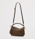 LOEWE Small Suede Featherlight Puzzle top-handle bag (British brand)