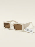 Prada women's rectangular sunglasses Havana brown, UK version