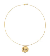 Harrods Monica Vinader Gold Vermeil Zodiac Capricorn Necklace- Buy online at McGrocer