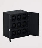 Scatola Del Tempo Rotore 9 watch winder cabinet in leather (British brand)