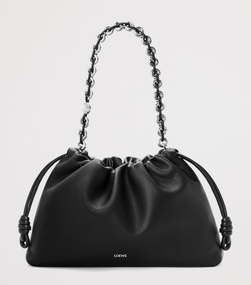 LOEWE Flamenco Large Leather Shoulder Bag, imported from the UK