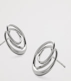 Monica Vinader sterling silver Nura earrings, imported from the UK