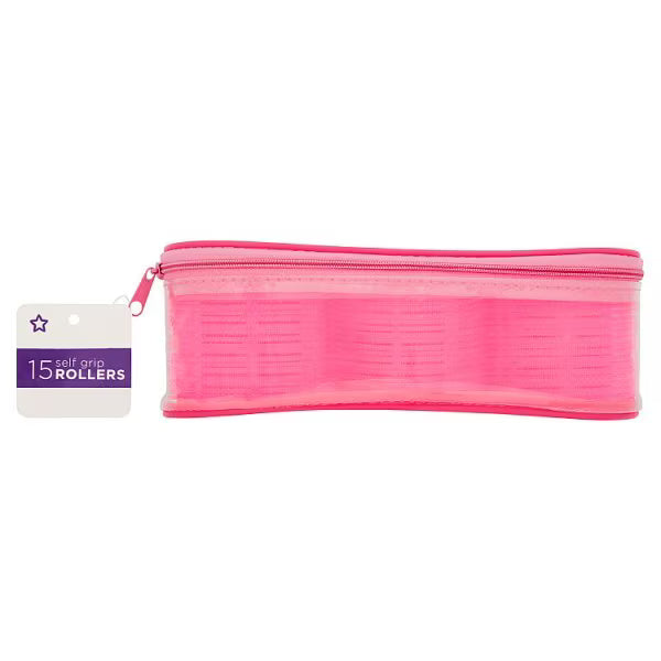 Superdrug Velcro Hair Rollers Set 15 (British brand)