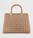 Bvlgari Serpentine Duo top-handle bag in quilted lambskin - British product