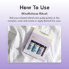 Tisserand Mindfulness Rollerball Kit 3x10ml, imported from the UK