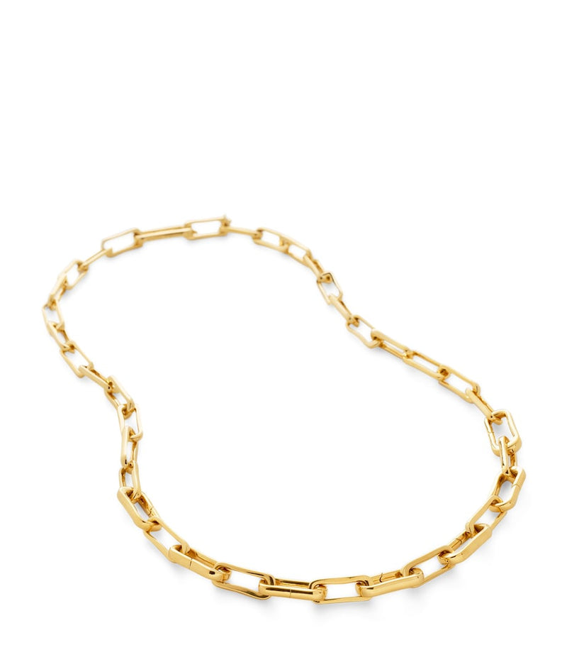 Monica Vinader Alta Charm gold vermeil necklace - British product